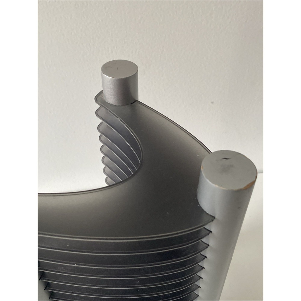 Vintage Y2K - 20 CD Stackable Tower Rack CD Holder Organizer Retro Gray - Picture 14 of 16